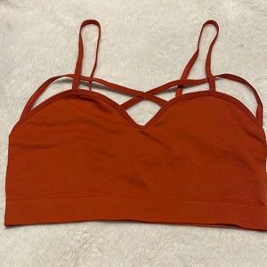 Zenana Outfitters Womens Criss Cross Bralette - One Size
